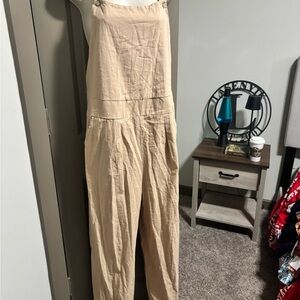 Source Unknown Beige Jumpsuit